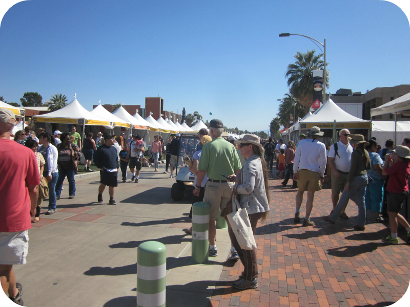 Crowds at Tucson Festival of Books