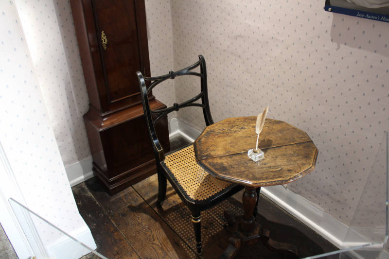 Writing Lessons From Jane Austen's House - Jane's desk