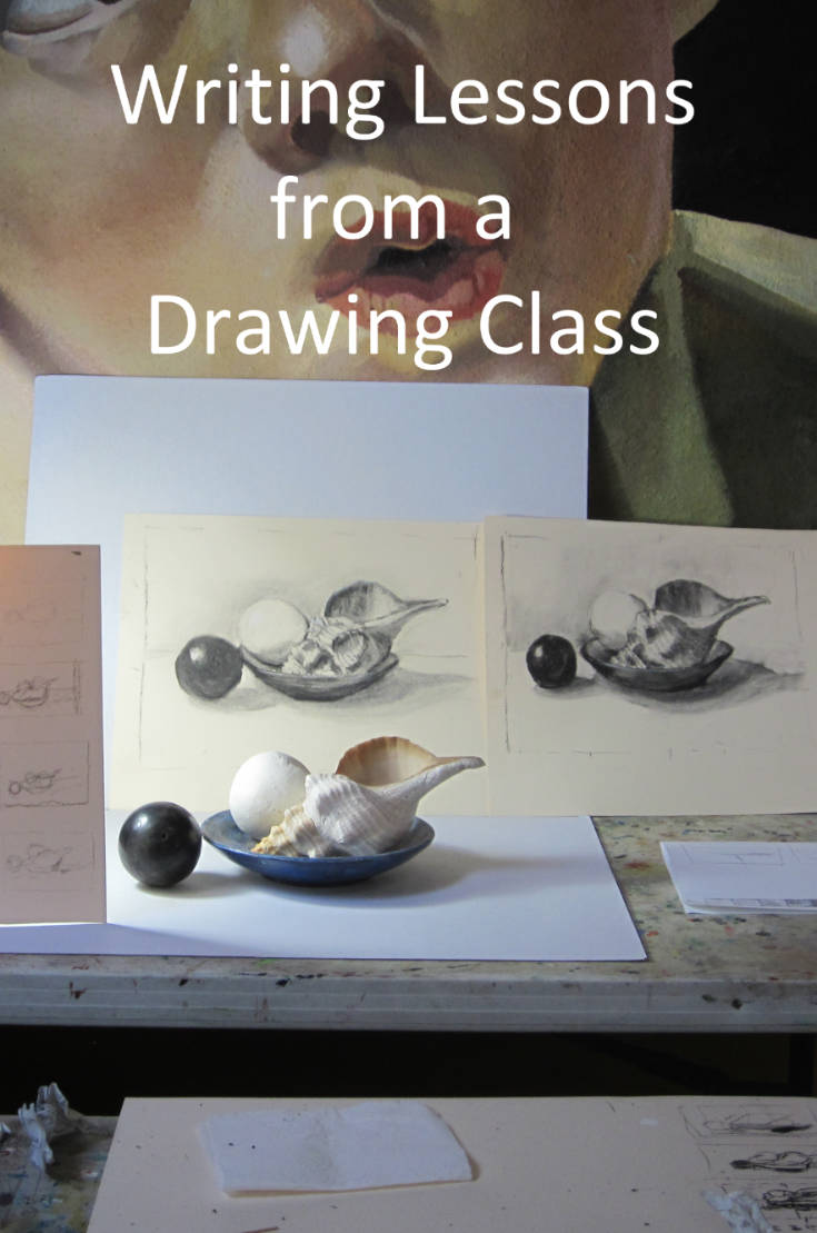 Writing Lessons from a Drawing Class #amwriting #writinglesson
