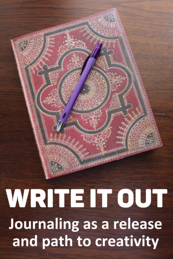 Write It Out - about journaling for release and creativity #amwriting #journal