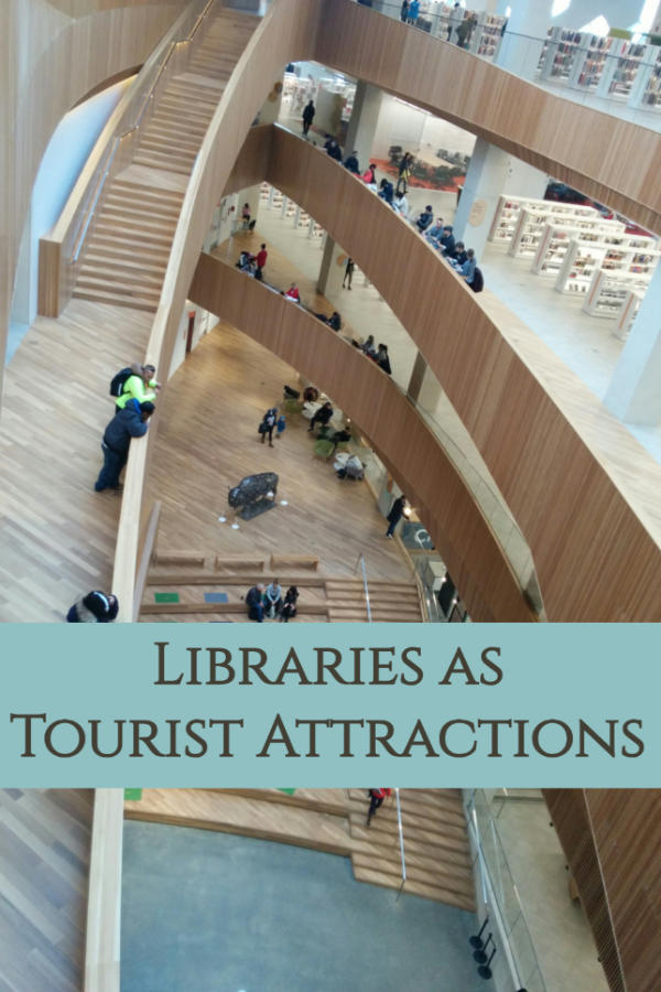 Libraries as tourist attractions - from stunning architecture to a range of amenities and programs #library #architecture #touristattraction