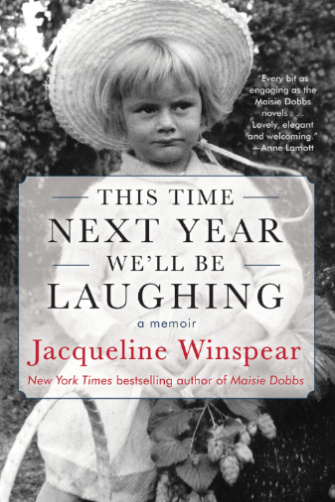 Cover of Jacqueline Winspear memoir This Time Next Year We'll Be Laughing