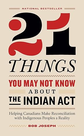 Cover of 21 Things You May Not Know About The Indian Act by Bob Joseph